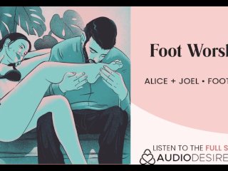 erotic audio for men, foot fetish, asmr sex, audio only