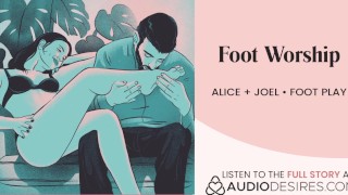 Фут-фетиш | Эротический аудио рассказ | Игра ногами | ASMR-аудио