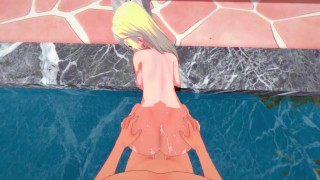 Lucy Heartfilia te fait une PIPE Hentai Fairy Tail