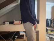 Preview 3 of Grey Sweatpants Bulge