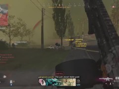 3 guys for a victory, last guy tries to escape