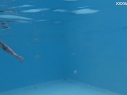 Preview 4 of Cute blonde Finnish pornstar Mimi Cica underwater