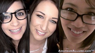 Sky, Angelina Chung e Alexis Grace Estreando e Engolindo Porra