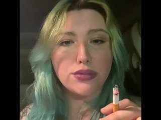 exclusive, smoking fetish, amateur, tattooed women