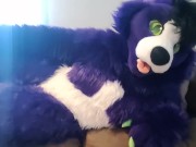 Preview 5 of A Little Alone Time - Solo Fursuit Petting and Rubbing - Solo Female - Low Volume