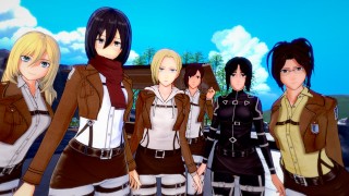 SHINGEKI NO KYOJIN FUCKFEST (Mikasa, Annie & More) (AOT) (3D ...