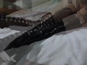 Preview 1 of CUM ON MY BOOTS!! Do it or else.