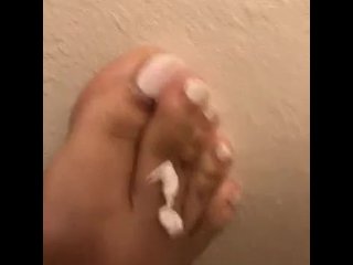 cumshot, creamy, exclusive, feet, solo female