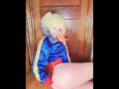 Daddy's little monster. Harley masturbation video.