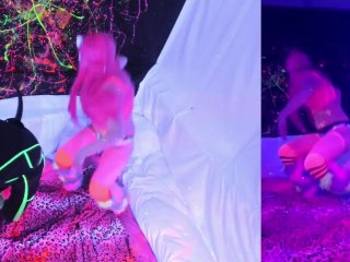 puppy play, verified amateurs, blacklight, sexy