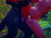 my furry werewolf friend and he fucks good