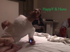 Video HappY likes to fuck. Tatoos. Slim. Emoteen. Hot Moaning! Part 1 of 4