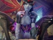 Preview 3 of Overwatch Widowmaker pov cowgirl - (Fpsblyck)