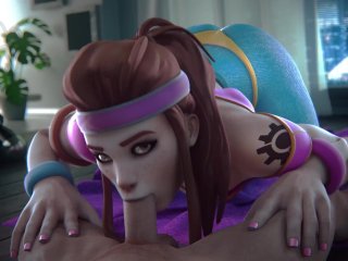 Brigitte Overwatch blowjob - (FpsBlyck)