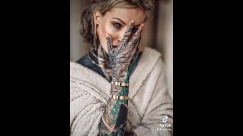 My TATTOO GLOW UP - Find me on Tiktok for more = Anuskatzz / Model ink alternative girl erotic SFW