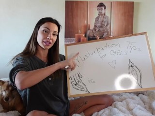 Masturbation Tutorial for GIRLS - step-by-step instruction with Roxy Fox