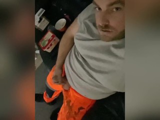 Dirty & Horny Tradie Danny Wyatt, Gets Verbal during a Fithy Wank for OnlyFans