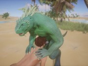 Preview 2 of Wild Life Twink Guy gets fucked by a Dragon