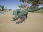 Preview 5 of Wild Life Twink Guy gets fucked by a Dragon