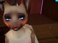 Futa Furry with big boobs and her flat girlfriend Yiffalicious