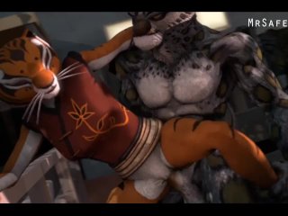 animated, master tigress, mrsafetylion, furry hentai