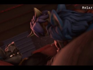 MrSafetyLion Official - Sly Cooper xCarmelita Fox x Krystal