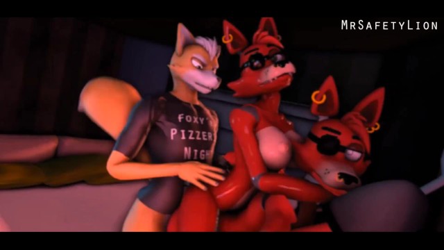 MrSafetyLion Official - FNAF Foxy x Night Guards - Pornhub.com