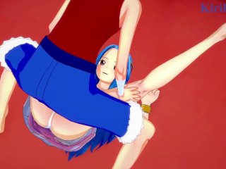 Nefertari Vivi and_Monkey D. Luffy Have Deep_Sex in_the Bedroom. - One Piece Hentai