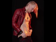 Preview 2 of Hot Blond Guy Oils his body and Jerks off until he Cums Hard