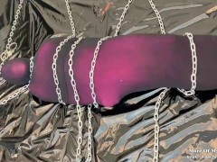 Stockings mummification chain bondage