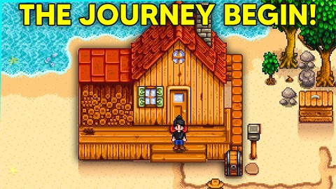 The story begin! - Stardew Valley Beach Farm Playthrough PART 1