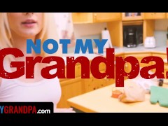 Video Not My Grandpa - Hot Curvy Teen Takes Care Of Her Wealthy Step Grandpa's Dirty Needs For Favors