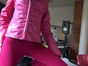 Preview 1 of Yoga Pants Fetish - Humping the yoga girl