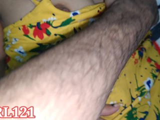 Bubble butt stepsister gets goodnight creampie