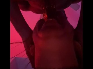 from below, blowjob, throat, amateur