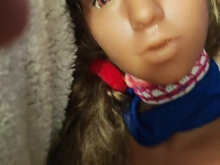 I want to cum all inside the doll's pussy🏆💋🤗🔥💦💦