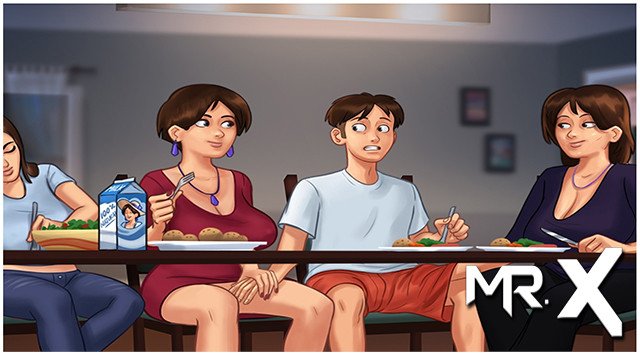 SummertimeSaga - Two Matures Play With Handles Under The Table E2 # 64