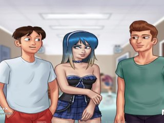 SummertimeSaga - Nearly Cum In School Locker# 91