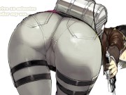 Preview 2 of HENTAI JOI - CAN YOU LAST 10 MINUTES UNDER MIKASA?Attack on Titan(Femdom, Facesitting, Breathplay)
