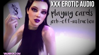 Aftrek instructiespel: Card Deck spelen (52+ Joker) || ASMR XXX EROTISCHE AUDIO