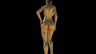 Golden Lara Croft