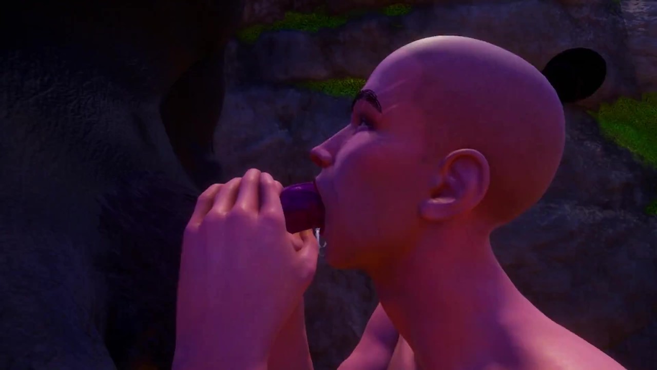 Made a blowjob to a furry werewolf and got furry cum Porn Video - Rexxx