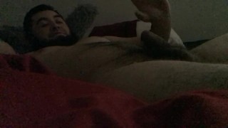 Horny rocker dude gets great orgasm when stoned 