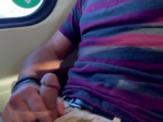 Afternoon Commute, i'm Jerking off and Cumming on the Train.