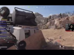 Gamer Girl Wrecks in Call of Duty Black Ops Gun Game