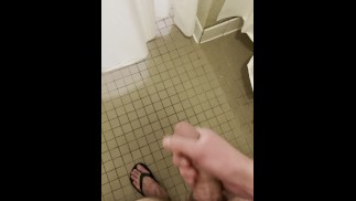 Almost Caught Jerking in College Dorm Shower