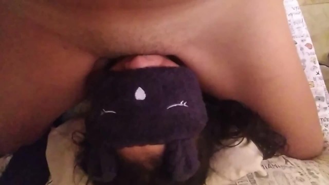 Kitten licking my sweet pussy part I