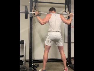gym workout, gym, vertical video, solo male