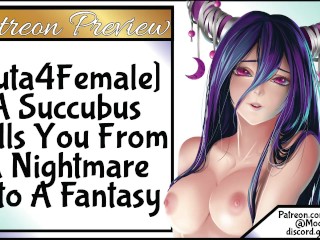 [Futa4Female] a Succubus Pulls you from a Nightmare into a Fantasy