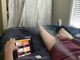 watching porn, step fantasy, solo female, 60fps